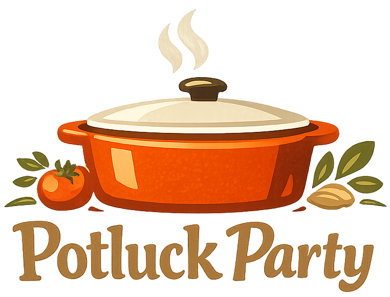 Logo for Potluck Party.